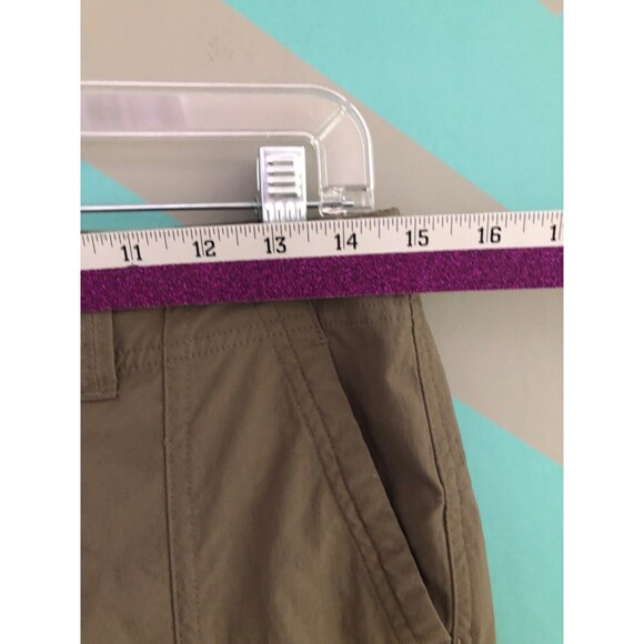 royal robbin outdoor sz 2 SHORT PETITE tan hiking stretch pants zipper - Picture 11 of 15